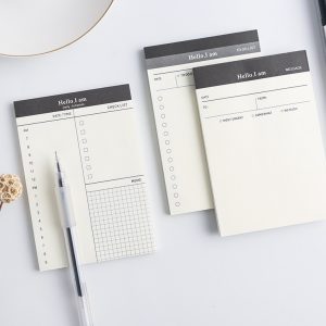 Business Day Planner, Notepad, Tear Pad, Office Desk Agenda Memo